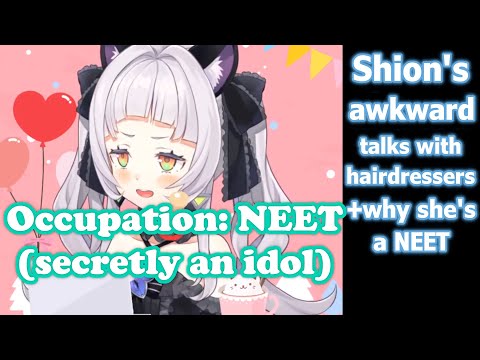 Shion's Awkward Talks With Hairdressers + Why She's a NEET [ENG sub] [Hololive]