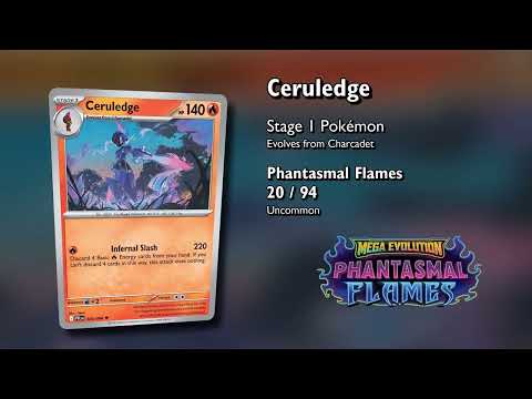 PFL 020 Ceruledge Pokémon   Phantasmal Flames   Gemi   Cozy Cardboard Chronicle