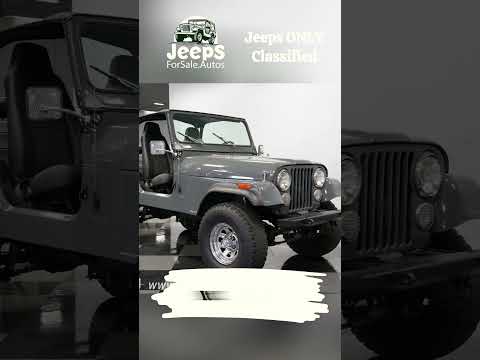 🔥1986 Jeep CJ7 w/ Only 1,379 Miles!🚙 Time Capsule 4x4 FOR SALE | Jeep Lovers, Don’t Miss This!🛑