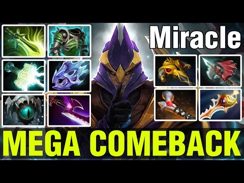 MEGA CREEPS COMEBACK !! - MIRACLE- SILENCER OVER FARMED !! - Dota 2