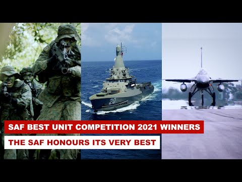 SAF Best Unit Competition 2021 Winners