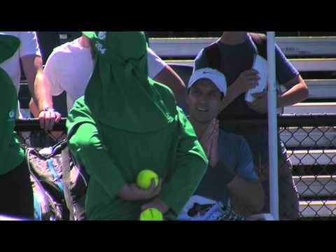 Evgeny Donskoy v Inigo Cervantes match point (1R) | Australian Open 2016