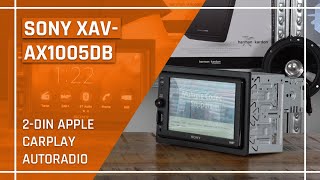 Sony CarPlay Autoradio - XAV-AX1005DB natürlich mit USB und Bluetooth - so machts Spaß für jeden