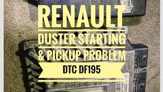 Reparación efectiva y code df195 Renault