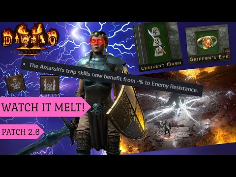 Lightning Trapsin Buffed all the way to S tir Diablo 2 Resurrected