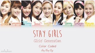 Download lagu GIRLS GENERATION STAY GIRLS Lyrics Color Coded... mp3