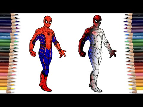 SPIDER-MAN SPECTACULAR Coloring Page | Recoloring Spider-Man [NCS Release] Tropic Love - Firefly