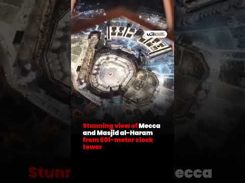 Breathtaking View of Mecca from 601m Clock Tower