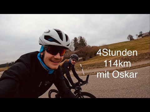 Erste Rennradausfahrt dieses Jahr | 4h 114km mit Oskar