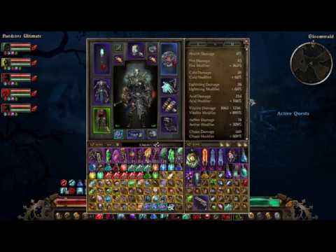 Grim Dawn v1.0.4.1 - My Cabalist Pet Build VS Reaper of the Lost (14 sec) Super Fast Kill