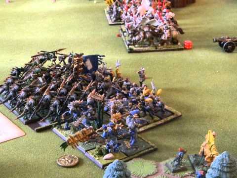 2400pts Lizardmen vs. Empire Warhammer Battle Report