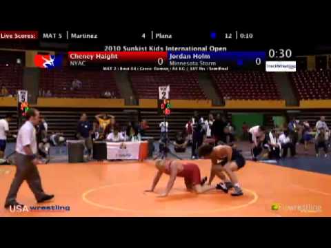 Sunkist Open - Greco - 84kg Semifinals - Cheney Haight vs. Jordan Holm