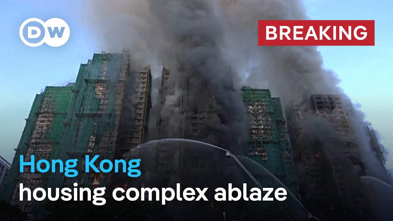 Massive fire engulfs residential building in Hong Kong |  DW News