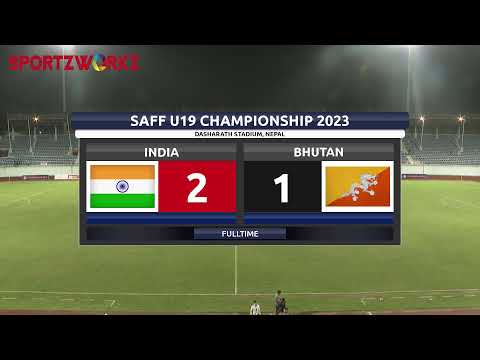 Match 6 | India vs Bhutan  | SAFF U19 Championship 2023 | Nepal