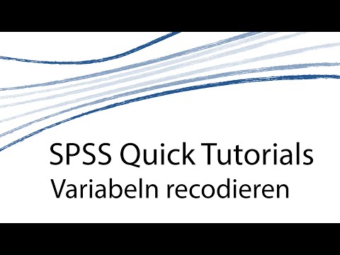 SPSS Quick Tutorials [D] - Variablen Recodieren