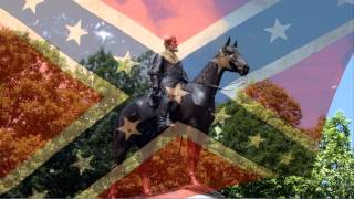 God Bless Robert E. Lee by Johnny Cash With Confederate Flag And Robert E. Lee Removed Statue