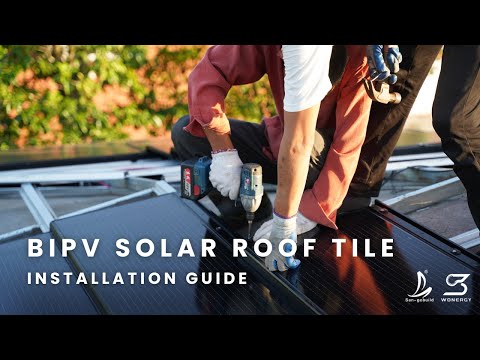 Video: SANGOBUILD solar roof tiles modular installation guide