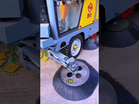 Çöp Temizleme Aracı Sokağı Baştan Sona Temizledi! 🚛🗑️✨