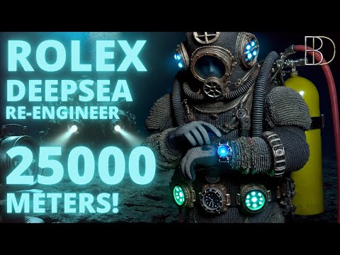 The Rolex Deepsea Re-Engineered To Go To 25000 Meters!