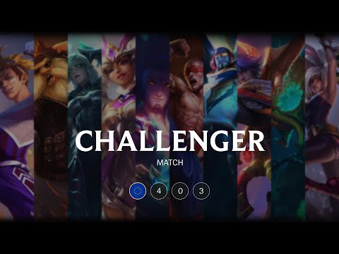EUW Challenger match 403: Over 10.000 LP match