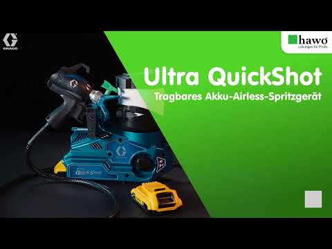 Revolutionäre Mobilität und Qualität: Entdecke das neue Graco Akku-Airlessgerät! Die Ultra QuickShot