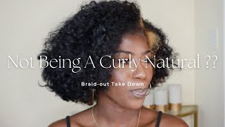 Revealing My Hair Take Down: Embracing the Straight Natural Look | RUTH NANDA