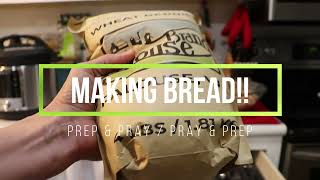 BREAD MAKING WITH WHEAT BERRIES IN A VITAMIX!! || PREP & PRAY