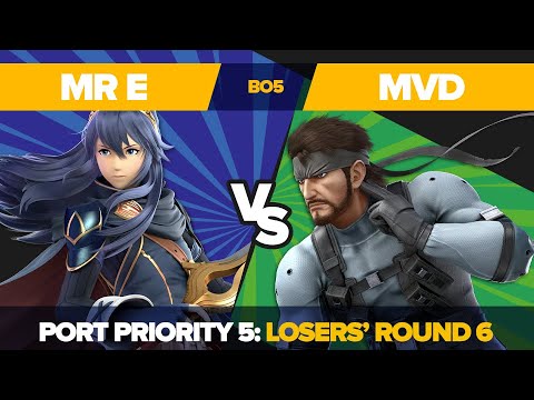 Mr E vs MVD - Losers' Round 6: Ultimate Singles Top 64 - Port Priority 5 | Lucina vs Snake