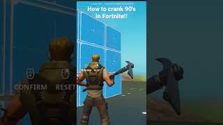 How to crank 90