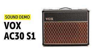 Video thumbnail for VOX AC30 S1 Sound Demo (no talking) by Guitar Bonedo