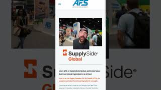 Applied Food Sciences at SupplySide Global 2026