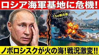 【ロシア海軍基地に危機】ノボロシスクが的に…ウクライナ「15の自国製兵器」が激変させる戦況