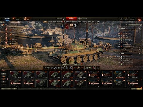 World Of Tanks. New And Improved STB-1. Review And Gameplay.