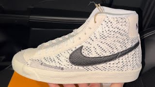 Nike Blazer Mid 77 Vintage Alter & Reveal Zebra shoes