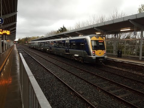 Trip on NIR 3000 Class DMU 3004 between Bangor & Belfast Central / Lanyon Place