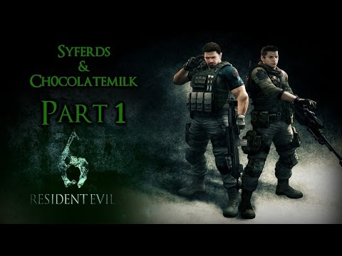 Resident Evil 6: Chris (Syferds) & Piers (Ch0colatemilk) Co-Op Playthrough | Part 1