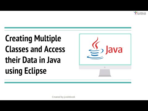 3 Creating Multiple Classes And Access Their Data In Java Using Eclipse