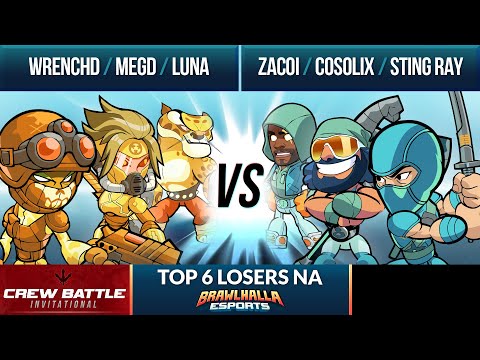 Team Yellow vs Team Teal - Top 6  Losers-Side - Crew Battle Invitational 2022 - NA 3v3