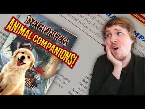 ALL NEW ANIMAL COMPANIONS!! - PATHFINDER (2E) ADVANCED PLAYER'S GUIDE!