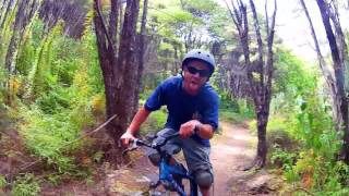 preview picture of video 'Mountain Bike Ride on Waiheke Island, New Zealand.'