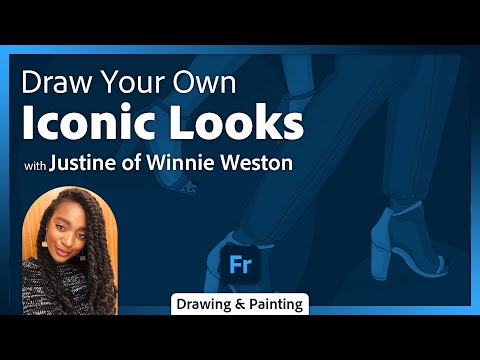 Drawing Fashion in Adobe Fresco with Justine of Winnie Weston