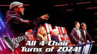 Every Jaw-Dropping 4-CHAIR TURN Blind Audition on Season 13