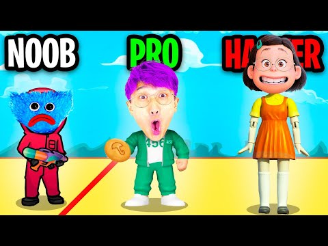 NOOB vs PRO vs HACKER In POPPY PLAYTIME SQUID GAME!? (Survival 456 But It's Huggy Wuggy!)