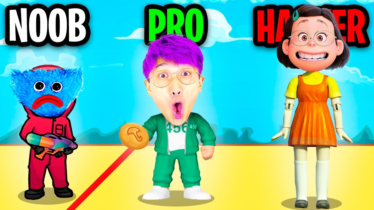 NOOB vs PRO vs HACKER In POPPY PLAYTIME SQUID GAME!? (Survival 456 But It's Huggy Wuggy!)