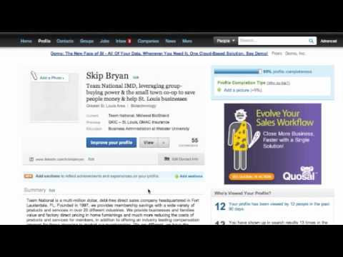 New LinkedIn Profile UI - YouTube