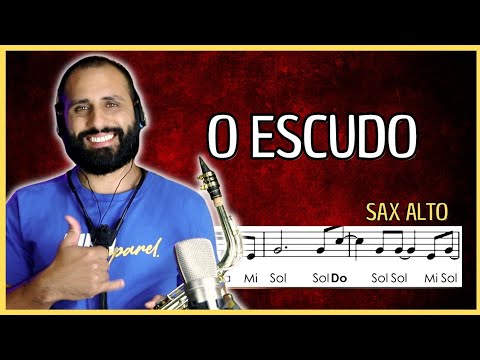 • O Escudo Voz da verdade | Partitura com notas simplificada - Sax Alto 🎷