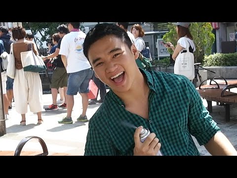 How to Overcome Hot Summers in Japan : ¥100 Flash-cooling Spray