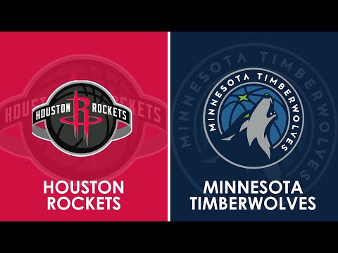 Houston Rockets vs Minnesota Timberwolves NBA Live Scoreboard