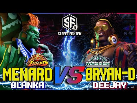 SF6 ▰ MENARD (Blanka) vs BRYAN-D (DeeJay) ▰ Street Fighter 6 High Level Gameplay