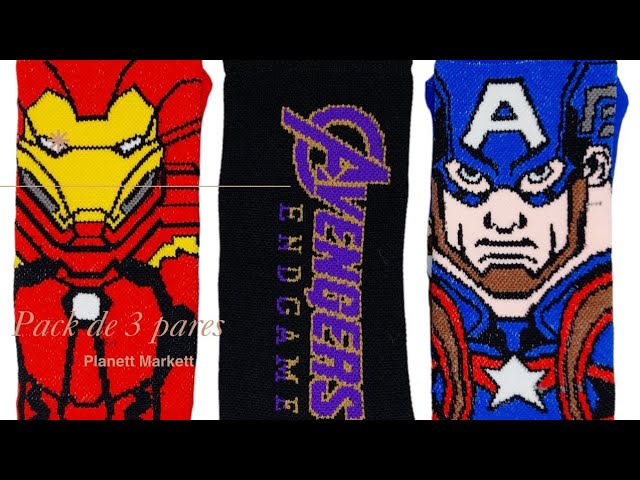 Vídeo relacionado con Calcetines Marvel diseño Capitán América Gris 38-45 Cómodos y Suaves - Calcetines con Estilo Único y Licencia Oficial